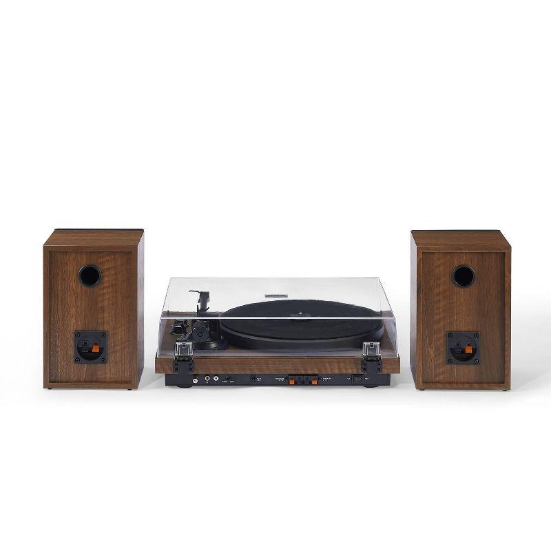 Crosley C62 Record Player & Speakers Shelf System