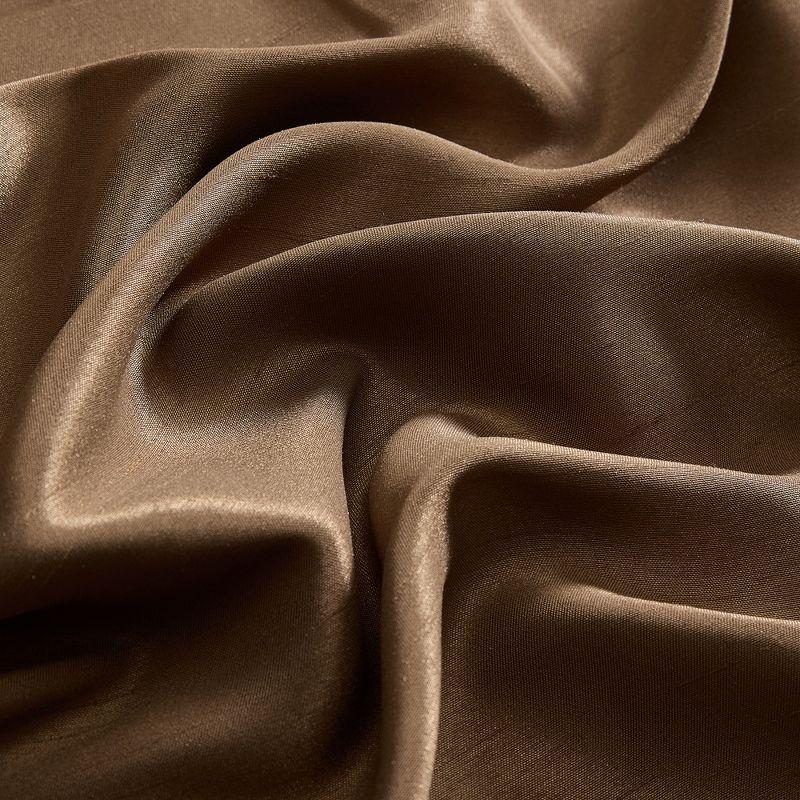 All Seasons Single Waterfall Window Valance - 52" x 36" - Chocolate - Elrene Home Fashions