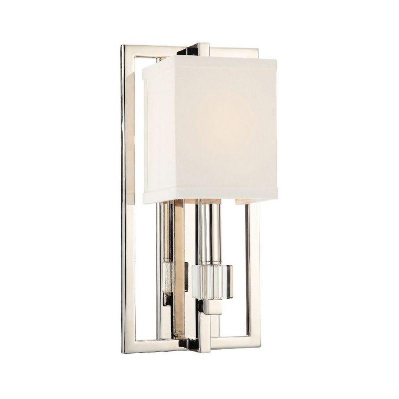 Crystorama Lighting Dixon 1 - Light Sconce in  Polished Nickel