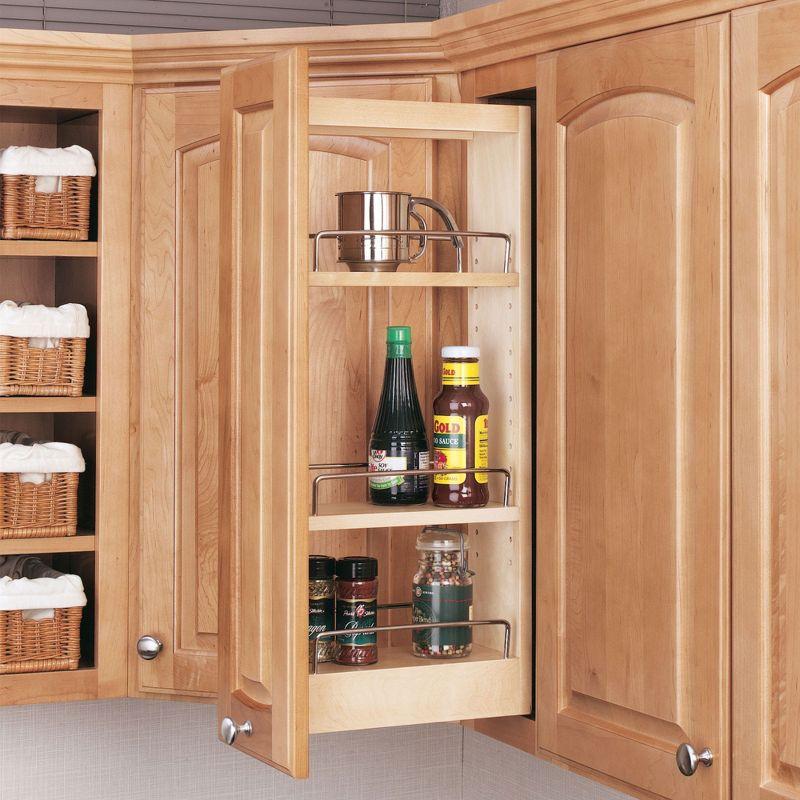 Rev-A-Shelf Rev-A-Shelf Pullout Wall Kitchen Cabinet Organizer Storage Rack