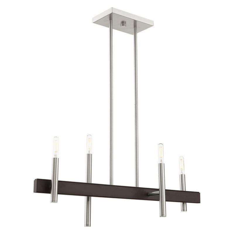 4 - Light Kitchen Island Modern Linear Chandelier