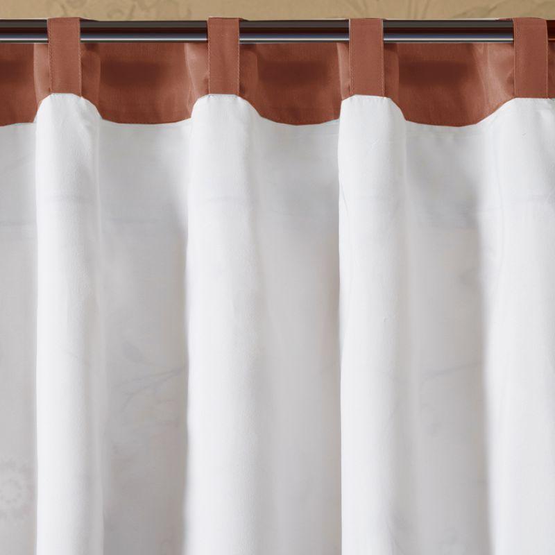 Madison Park Serene Embroidered Curtain Panel