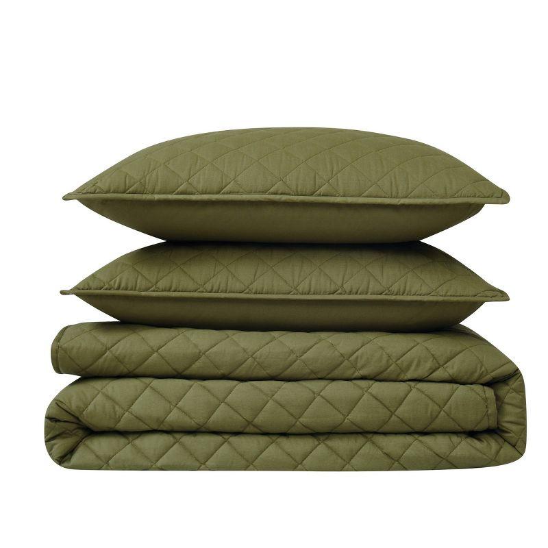 Cannon Cotton Quilted Quilt Set