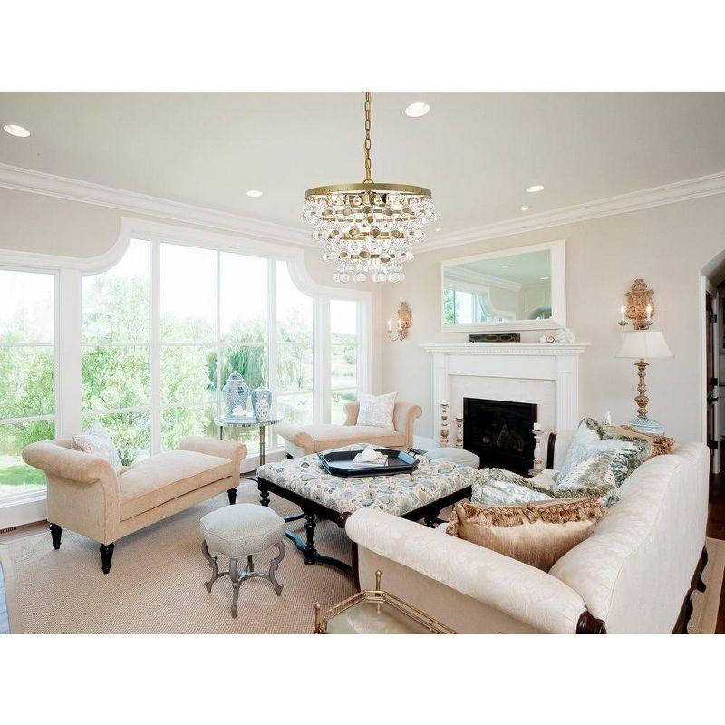Elegant Lighting Kora 5 light Brass Pendant