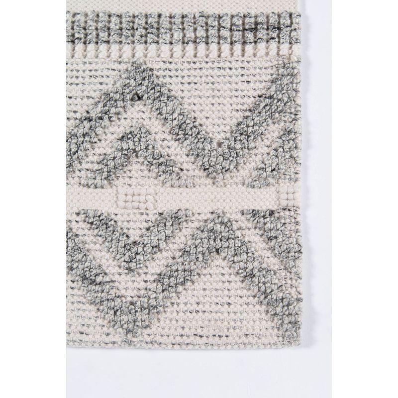 2'x3' Hermosa Nicole Accent Rug Ivory - Momeni: Indoor & Outdoor Geometric Medium Pile, Modern Handmade 2x3 Rug