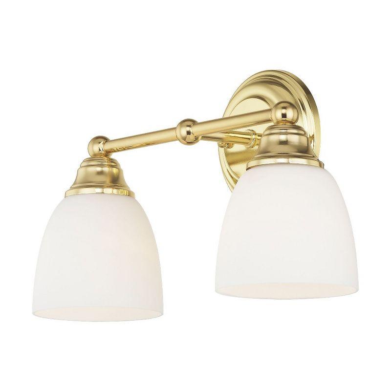 Livex Lighting Somerville 2 - Light Vanity in  Polished Brass