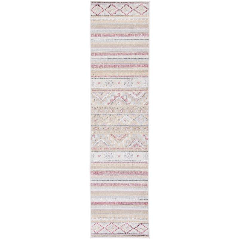 Cabana CBN551 Power Loomed Indoor and Outdoor Runner Rug - Ivory/Beige Gold - 2'2"x9' - Safavieh.
