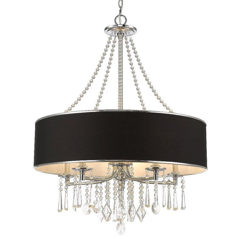 Echelon 5-Light Chrome and Crystal Chandelier