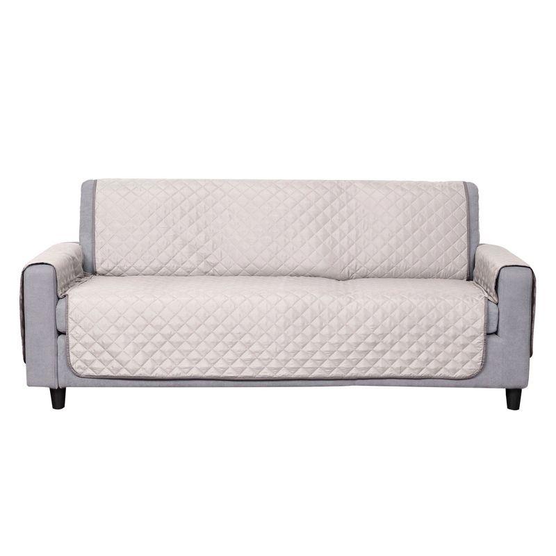 FurHaven Reversible Water-Resistant Small Sofa Loveseat Cover Furniture Protector