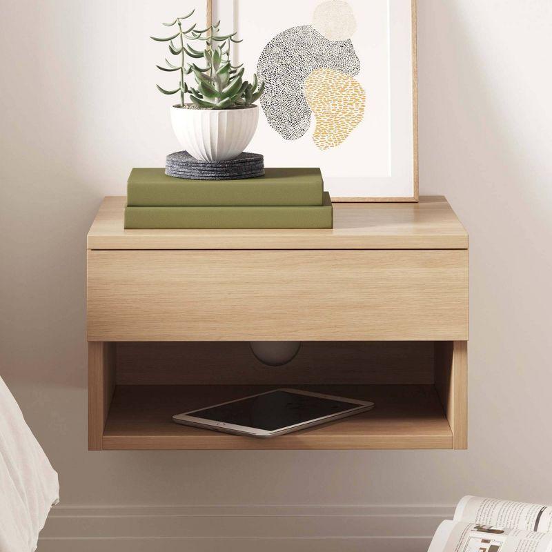 Jackson Wall Mount Shelf Side Table - Nathan James