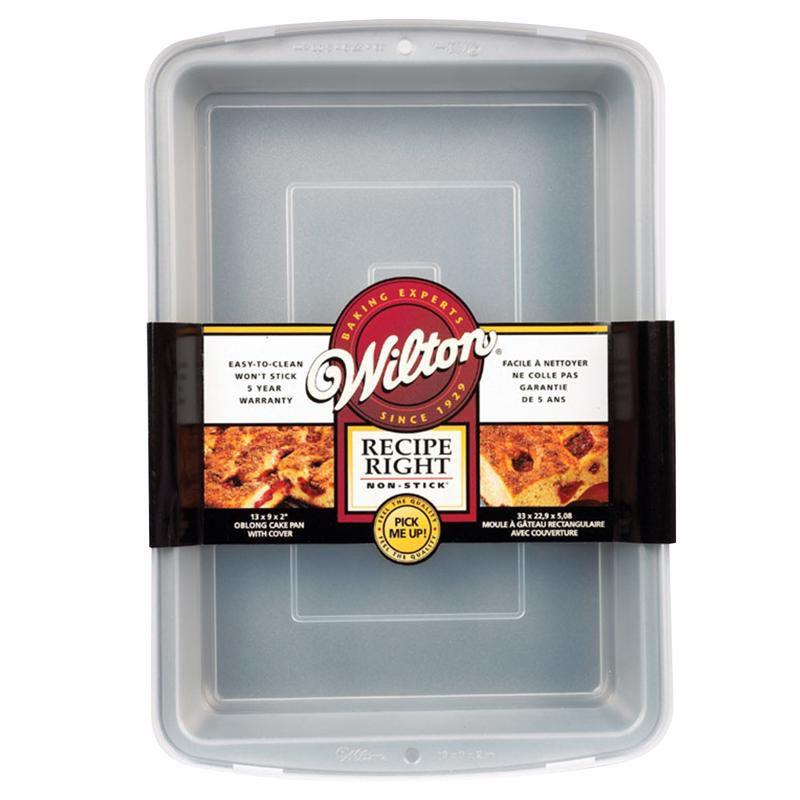 Wilton Non-Stick Aluminum 13" x 9" Cake Pan with Cover