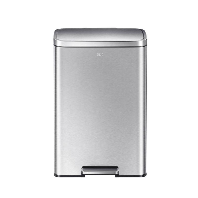 Madison 50L Brushed Stainless Steel Step Trash Can