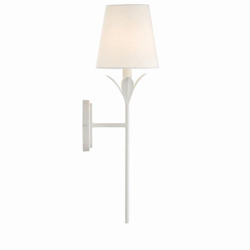 Crystorama Lighting Broche 1 - Light Sconce in  Matte White