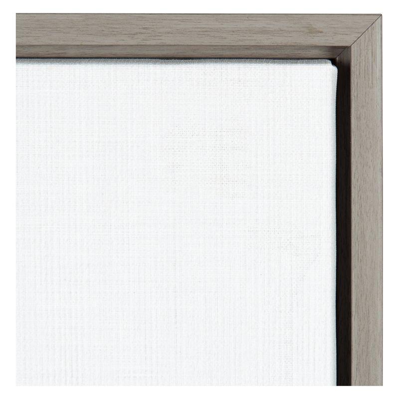 18" x 24" Sylvie Sleepy Lion Framed Canvas by Amy Peterson Gray - Kate and Laurel