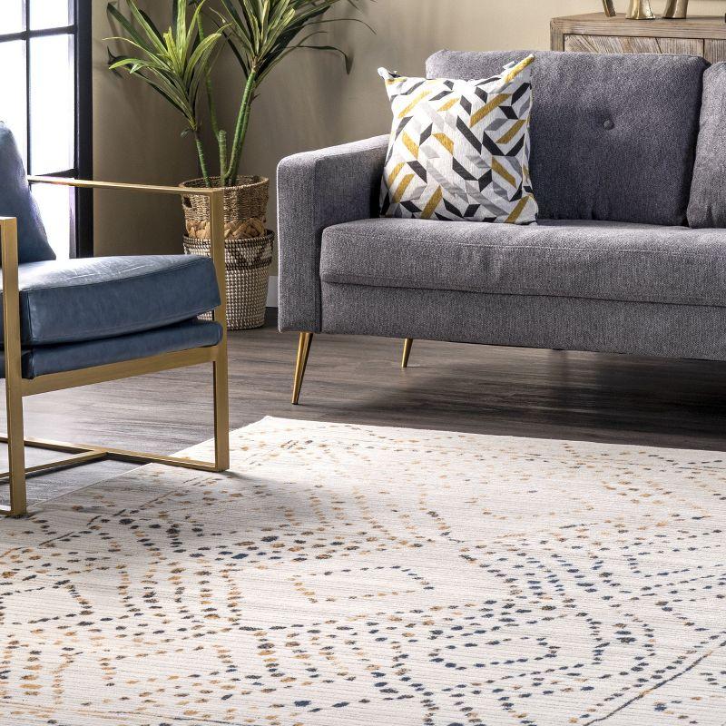 Nuloom Mila Moroccan 8x10 Indoor Area Rug for Living Room Bedroom Dining Room Kitchen, Beige/Ivory