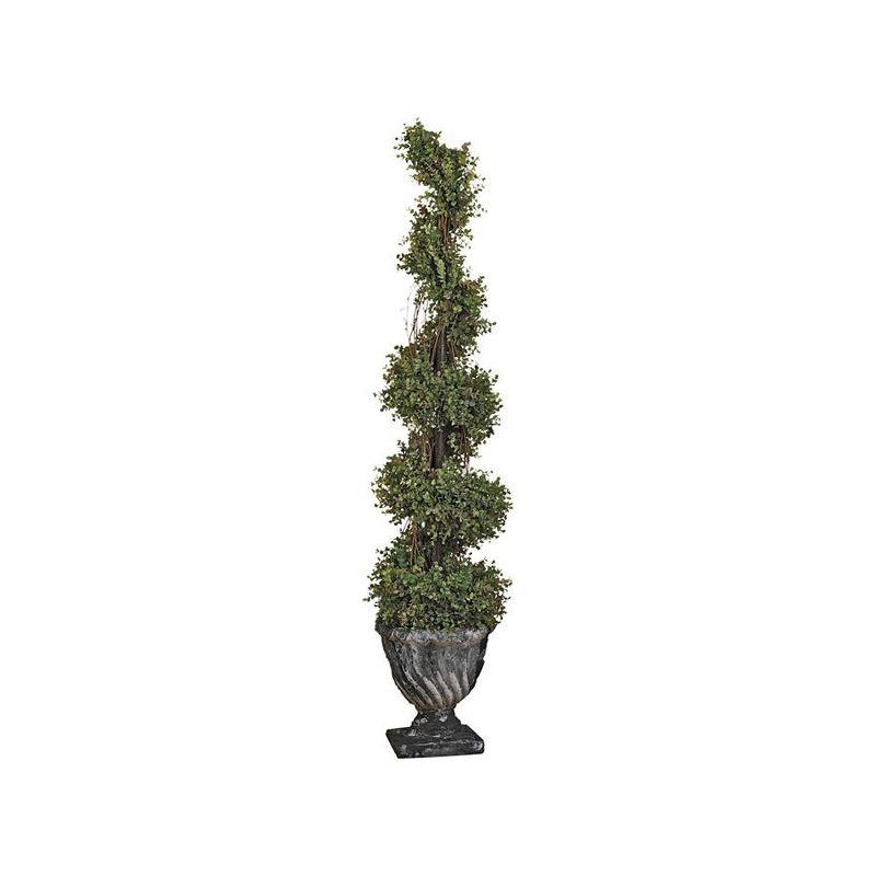 Everlasting Spiral Topiary in Designer Resin Basin, 44" Height