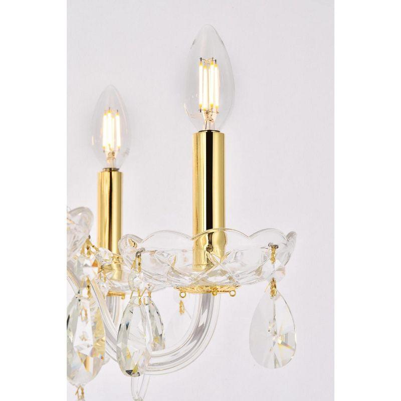 Elegant Lighting Princeton 8 light Chrome Chandelier Clear Royal Cut Crystal