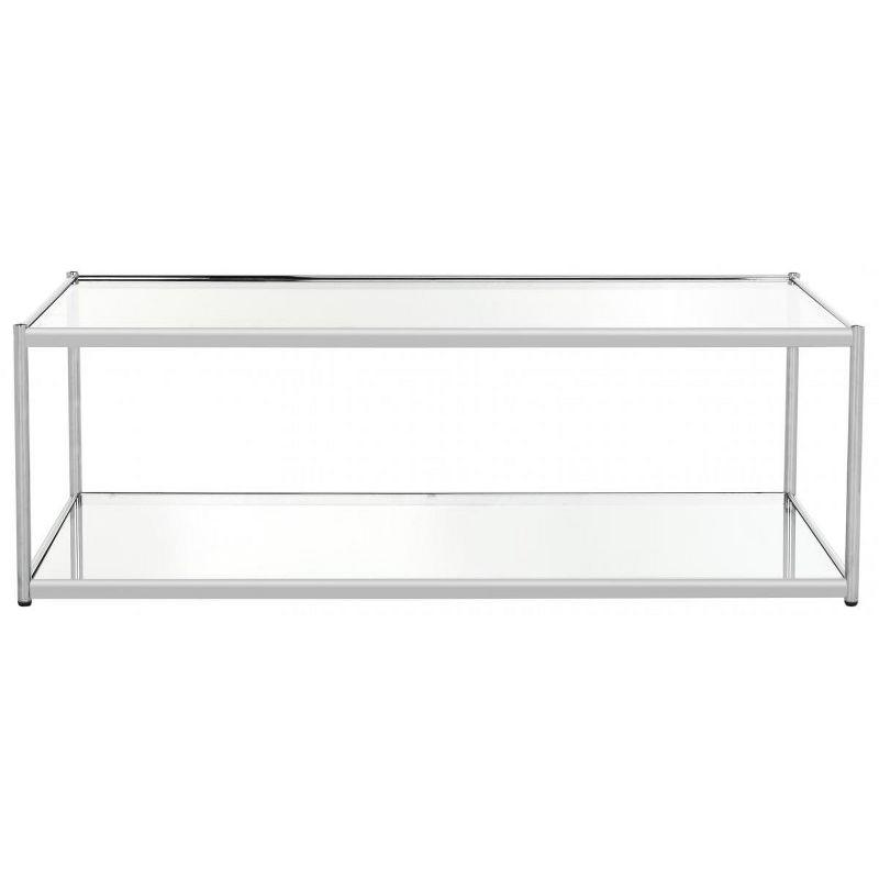 Zola Coffee Table - Chrome - Safavieh