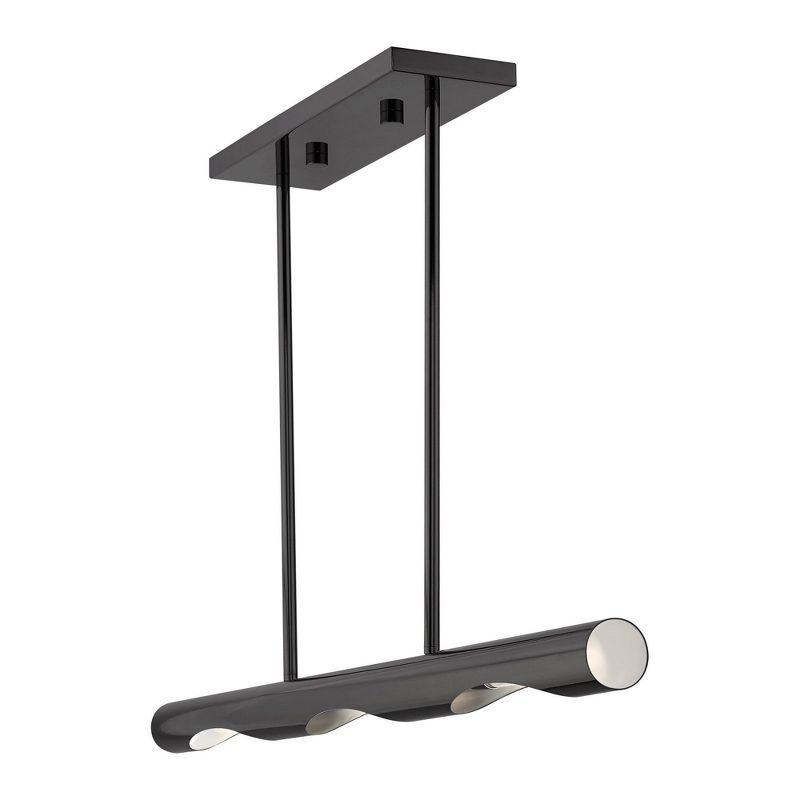 Livex Lighting Acra 3 - Light Chandelier in  Black Chrome