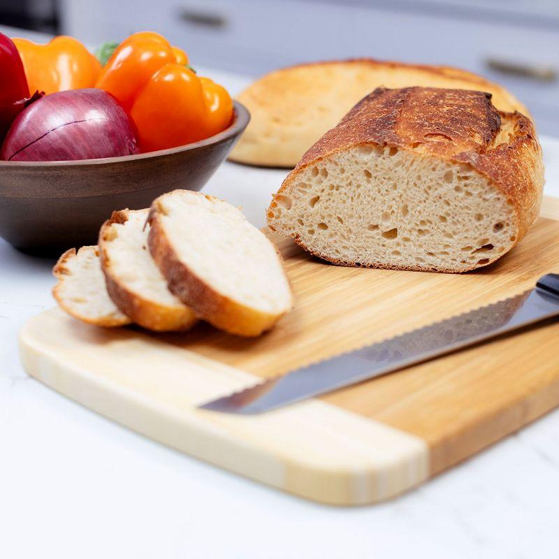 JOYCE CHEN Joyce Chen Large Burnished Bamboo Cutting Board, 10X15-Inch