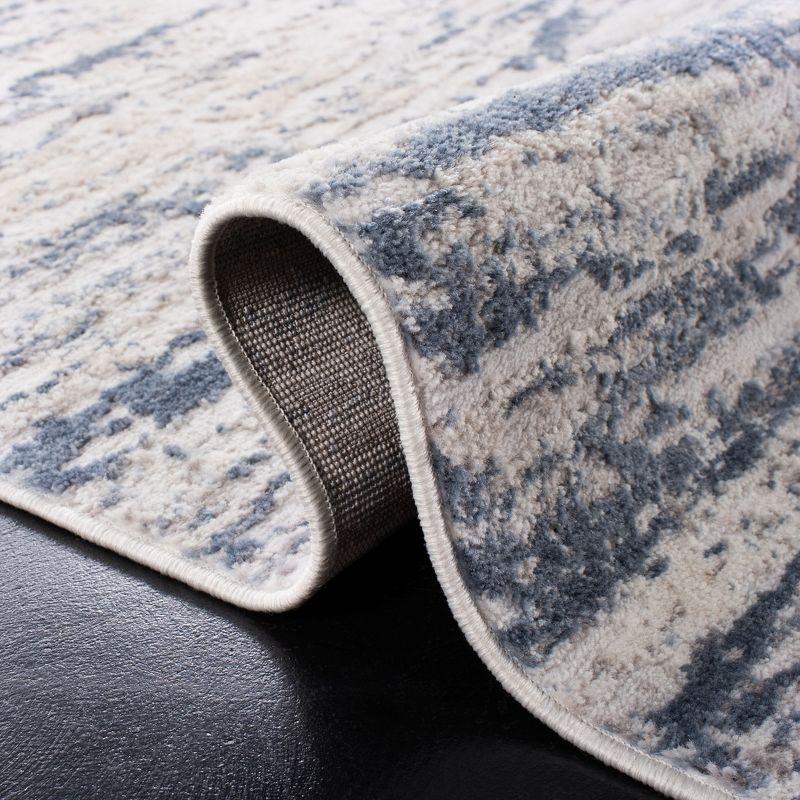 Amelia ALA768 Power Loomed Area Rug - Ivory/Blue - 4'x6' - Safavieh.