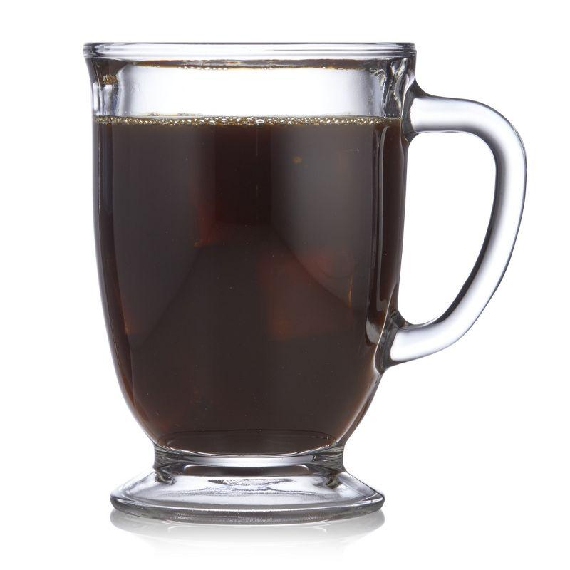 Libbey Kona Glass Coffee Mugs