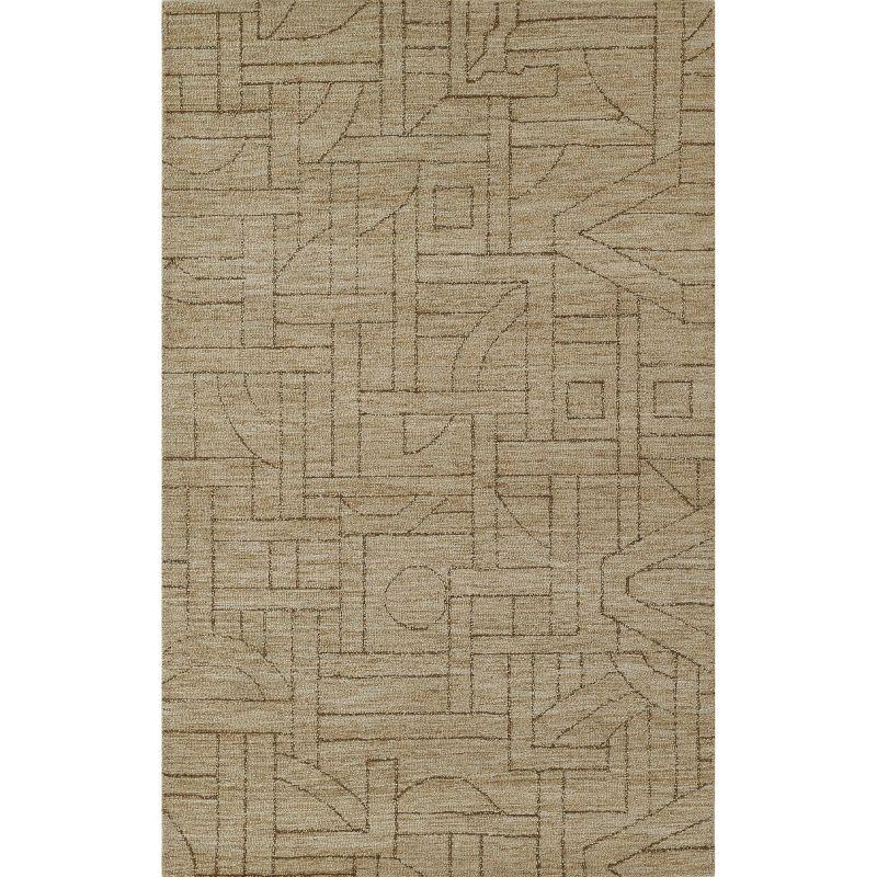 Momeni Teppe Rowan Handtufted Rug Natural