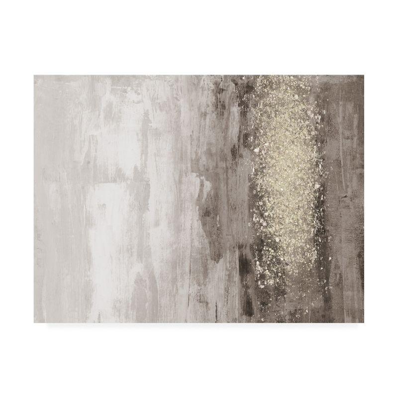 Trademark Fine Art -Jennifer Goldberger 'Glitter Rain I' Canvas Art