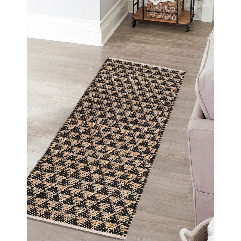 Unique Loom 2' 2 x 6' 1 Chindi Jute  Runner Rug