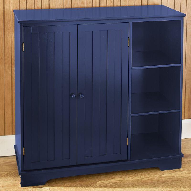 The Lakeside Collection Beadboard Buffet Cabinet - Sideboard with Storage