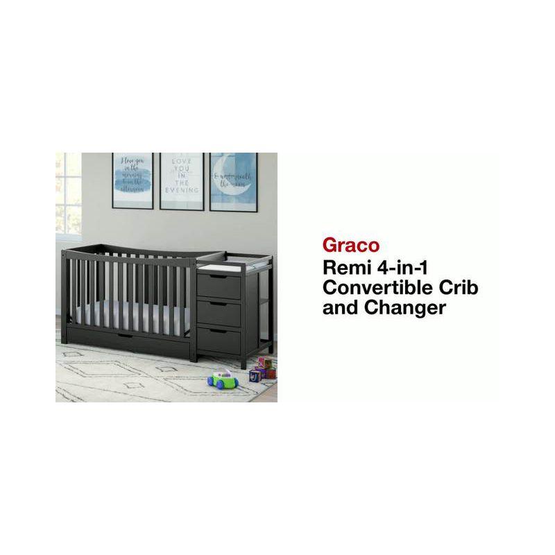 Graco Remi 4-in-1 Convertible Crib and Changer