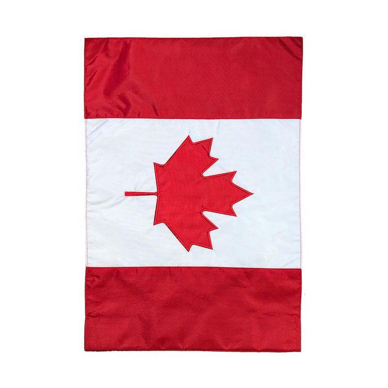 Briarwood Lane Everyday House Flag 40x28 For Outdoor Canada Applique & Embroidered House Flag Flag House Flag