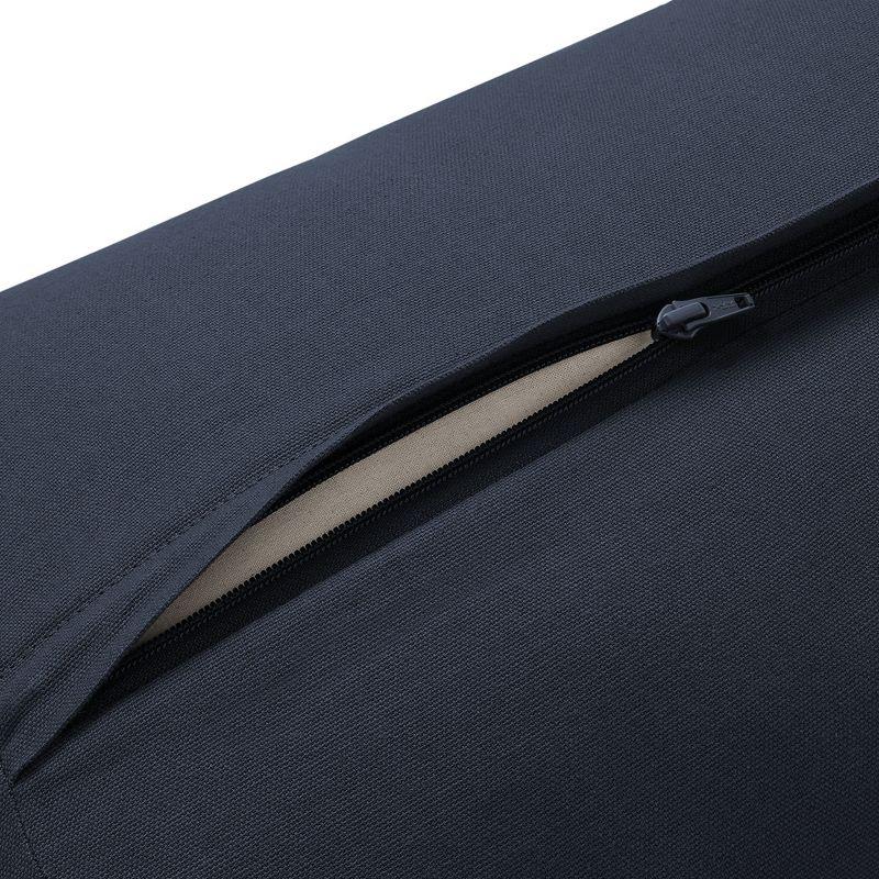 Node Fitness 25" x 12" x 6" Rectangular Floor Pillow and Meditation Bolster