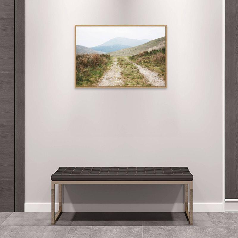 33" x 23" Scottish Highlands I by Laura Marshall Framed Canvas Wall Art Print - Amanti Art: Modern Lithograph, Polystyrene Frame