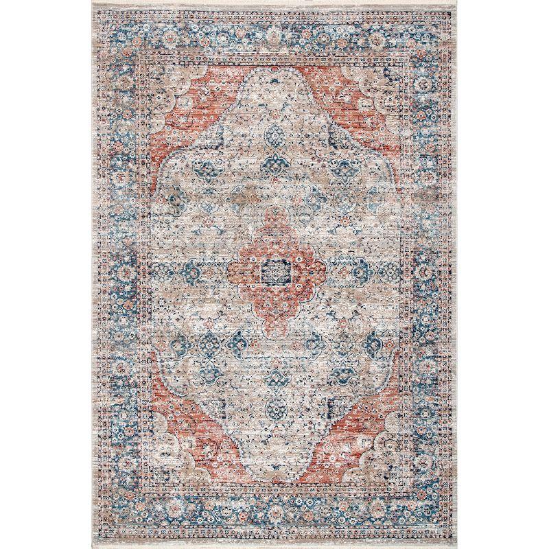 Nuloom Corinne Herati Medallion Indoor Area Rug