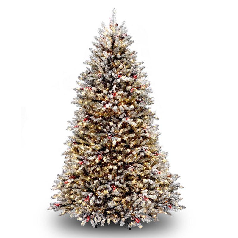 The Holiday Aisle® Dunhill Fir Tree with Clear Lights