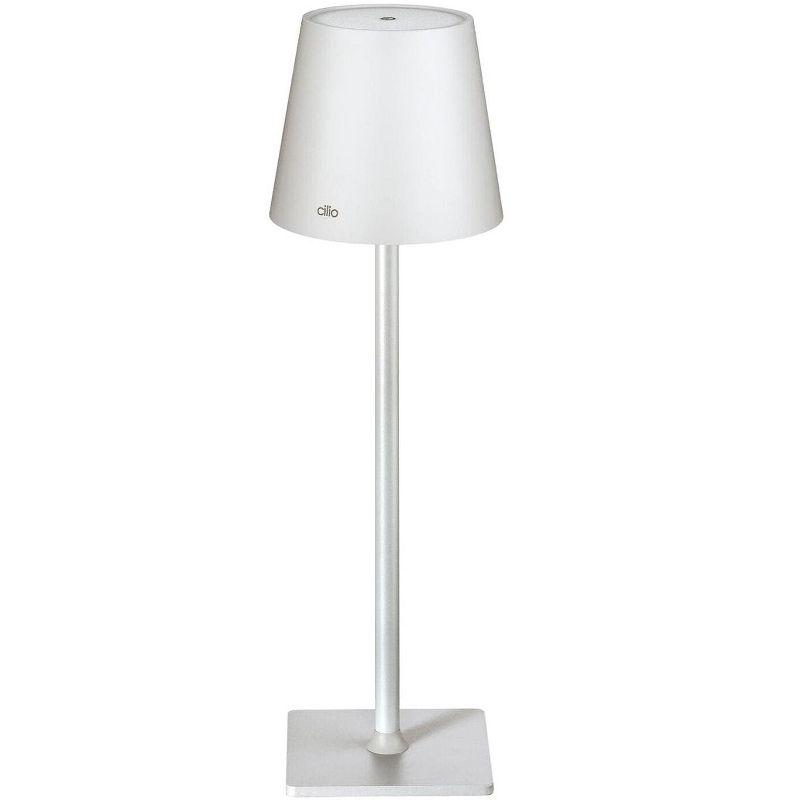 CILIO "Sole" LED Table Lamp, white, 13.75" x 4.25" dia.