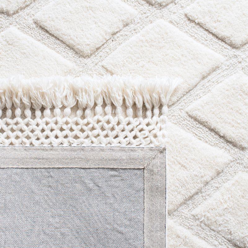 Casablanca CSB651 Hand Tufted Indoor Area Rug - Ivory - 6'x9' - Safavieh