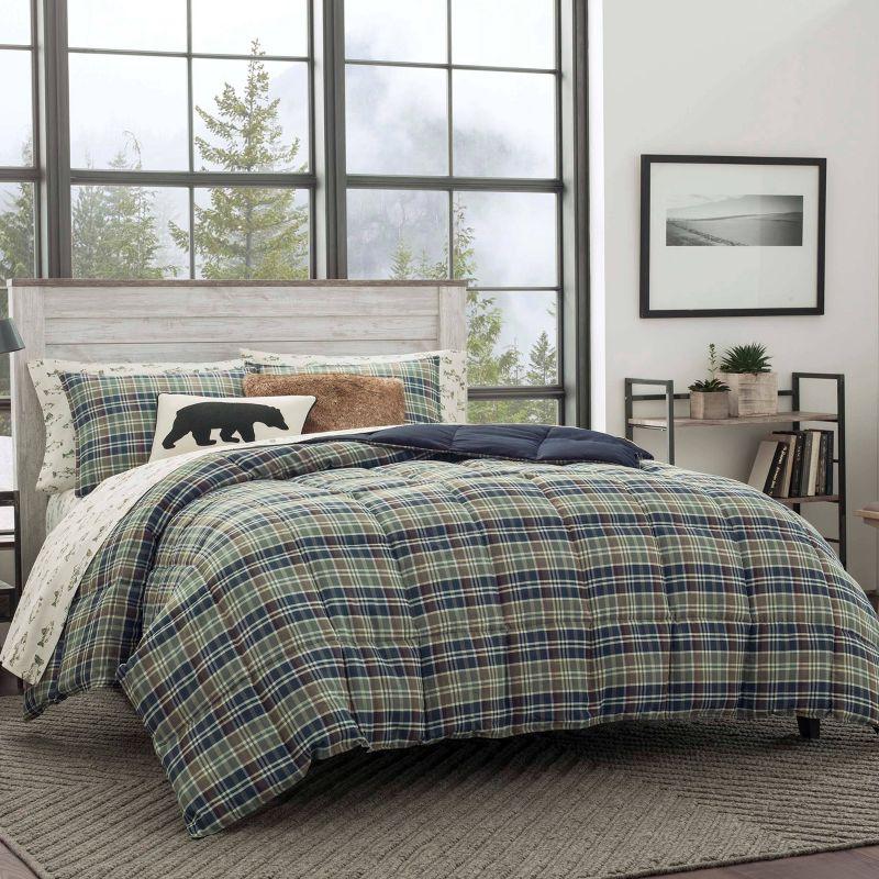 Rugged Plaid Reversible Comforter Mini Set - Eddie Bauer