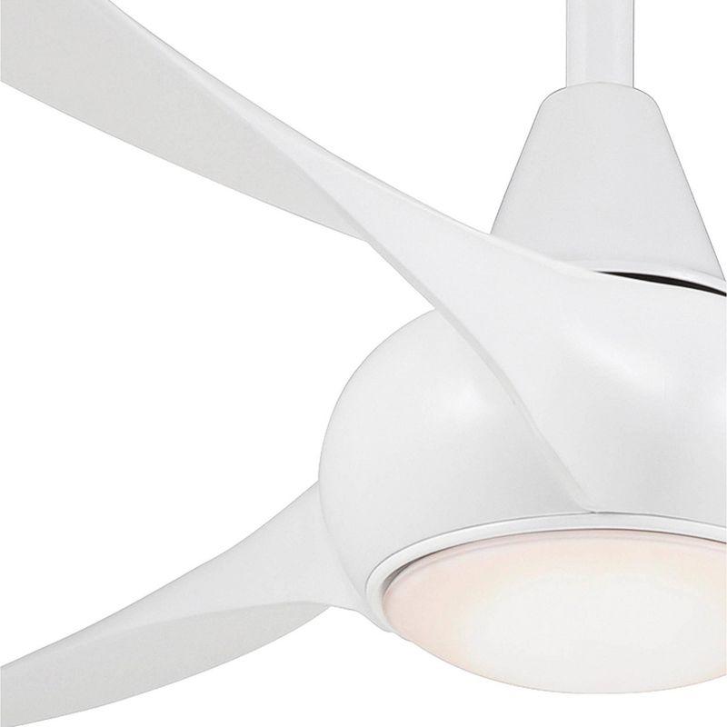 52" Wave 3 - Blade LED Propeller Ceiling Fan with Remote Control and Light Kit Included