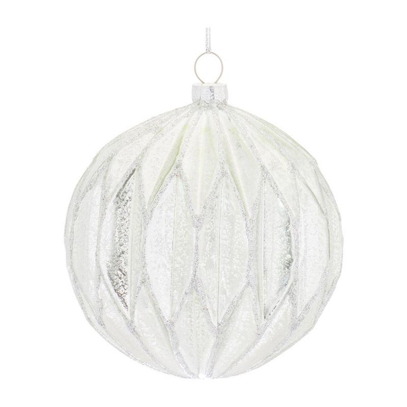 Melrose Ribbed Mercury Glass Ball Ornament (Set of 6)