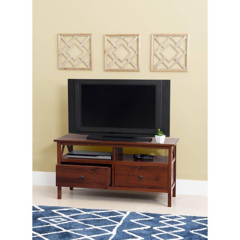 Titian Rustic TV Stand for TVs up to 40" - Linon