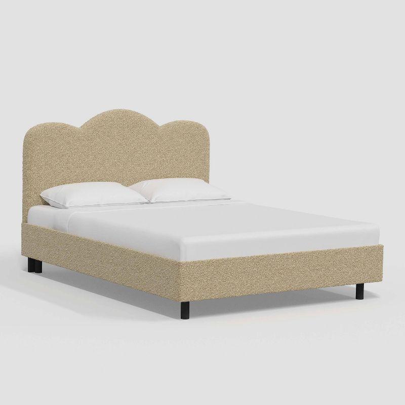 Mino Platform Bed - Buff Boucle / Full