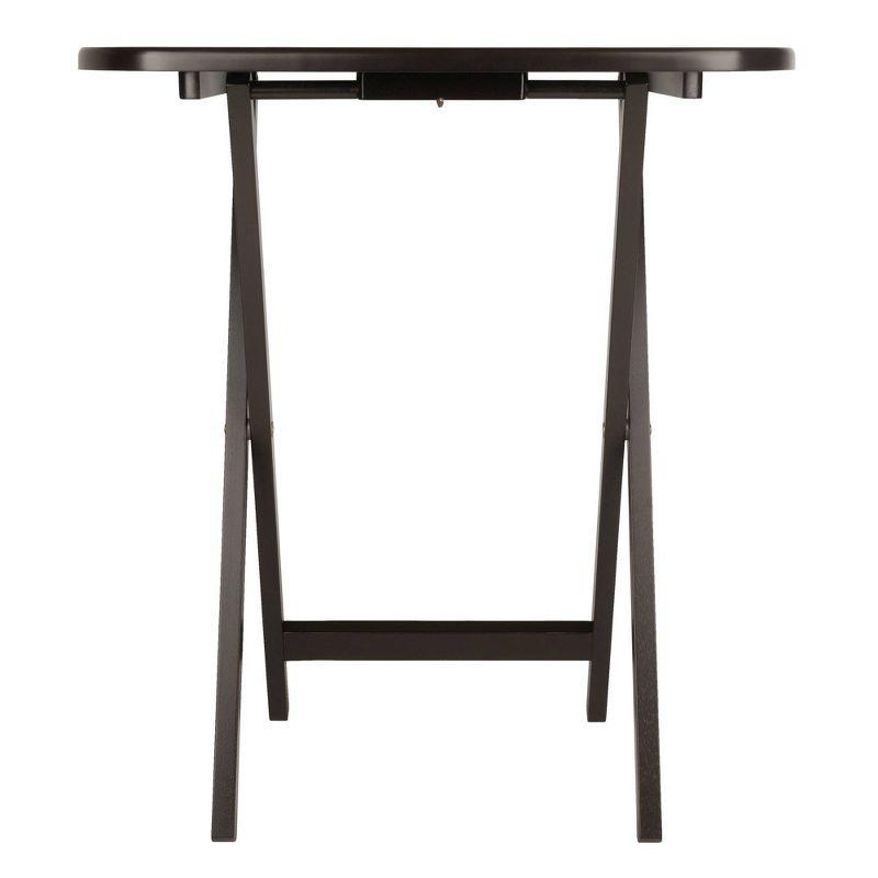 2pc Cade Oversize Oblong Snack Table Coffee - Winsome: No Assembly, Wood Frame, 25lb Capacity