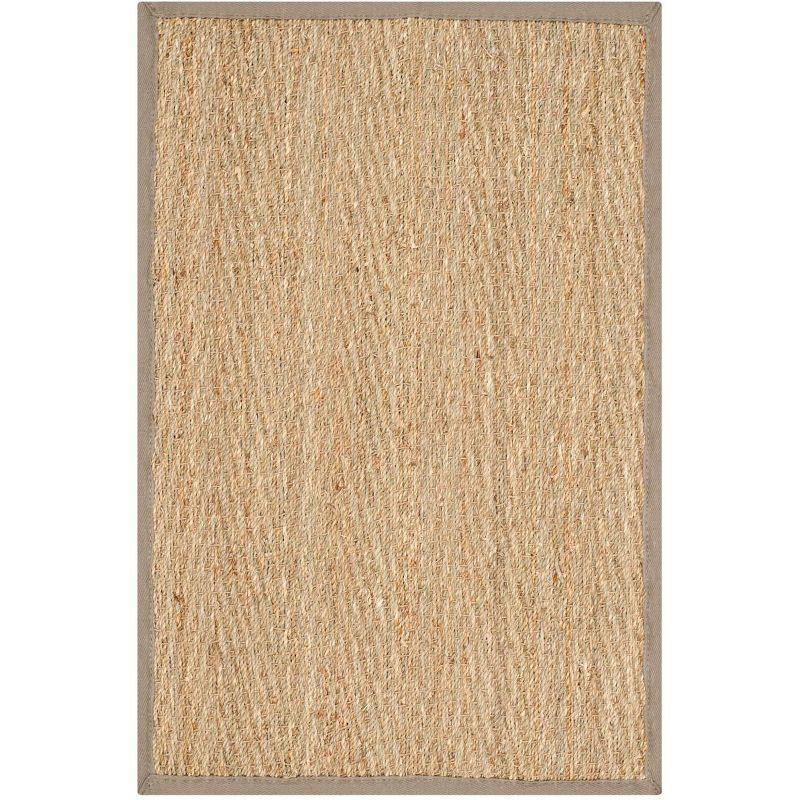 Natural Fiber NF115 Power Loomed Indoor Accent Rug - Natural/Grey - 2'x3' - Safavieh.
