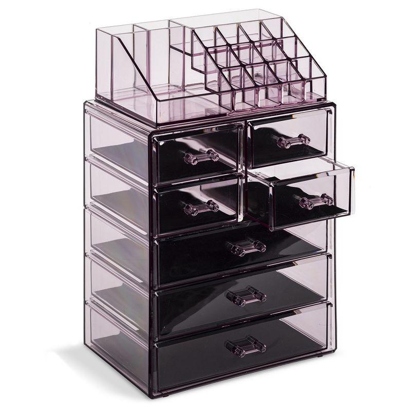 Sorbus Medium Makeup Organizer Set with 7 Drawers and Top Shelf