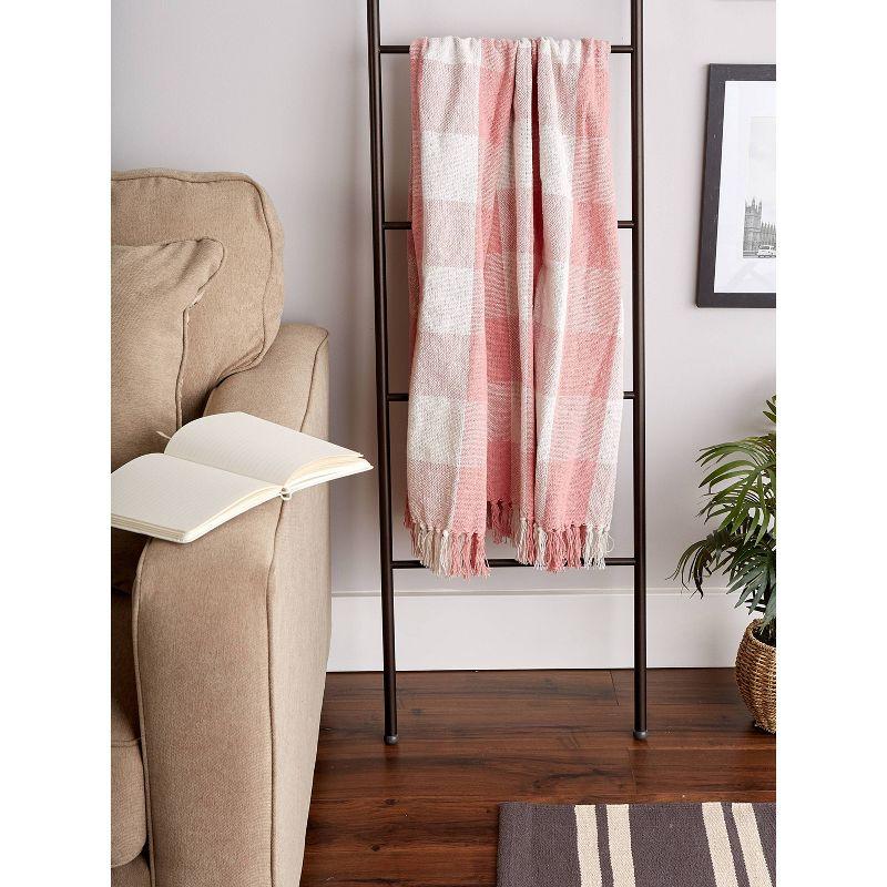 Design Imports Buffalo Hand Woven Throw Blanket