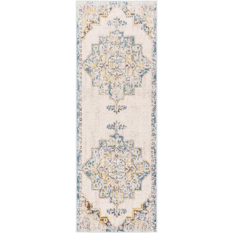 Mark & Day Gard 2'7"x7'3" Runner Woven Indoor Area Rugs Sky Blue