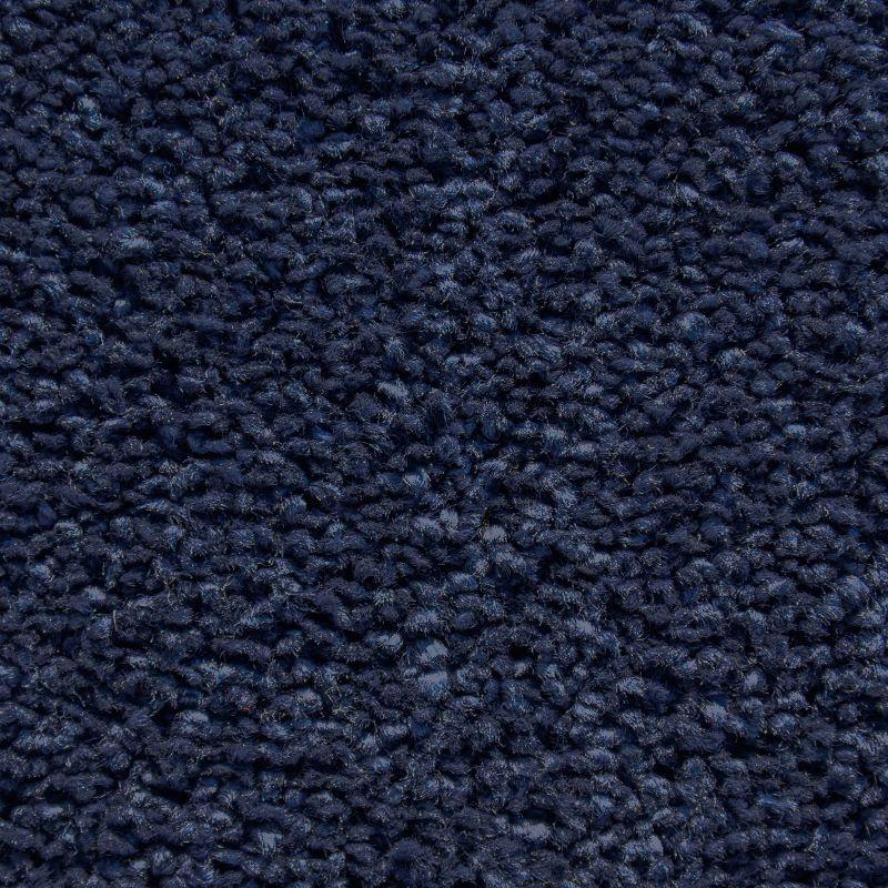 17"x24" Gramercy Washable Bath Rug Navy - Garland Rug: Non-Slip, Tufted, Quick-Dry Bath Mat