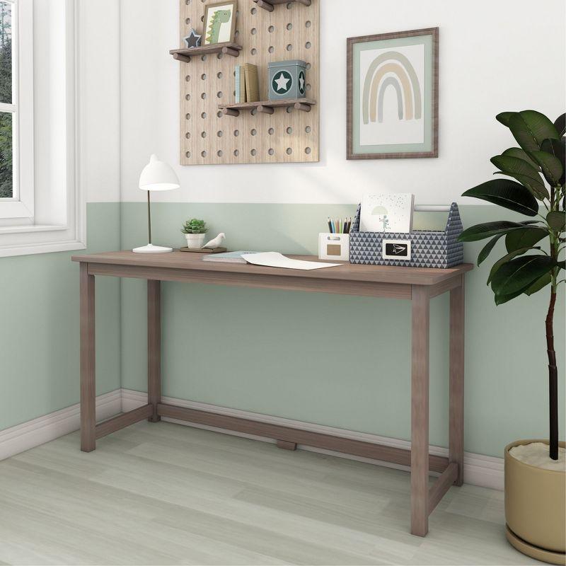 Max & Lily Solid Wood Desk